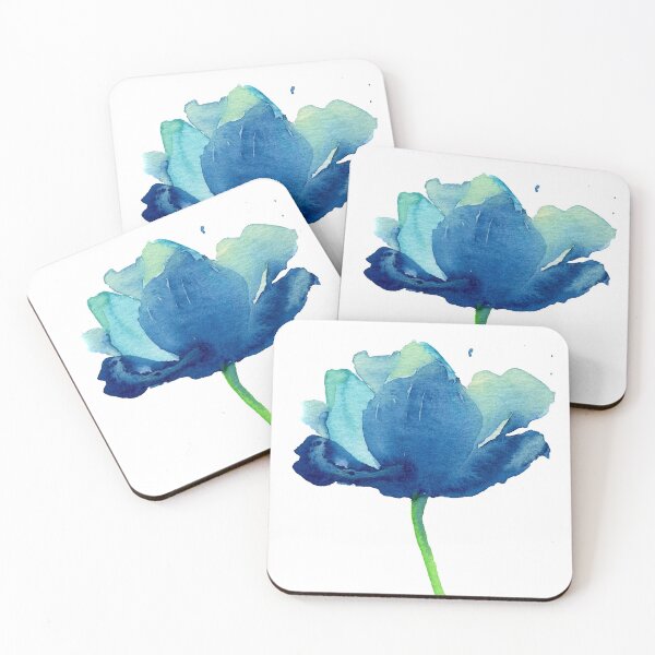 Item preview, Blue Watercolor Flower  designed and sold by Shaylena Stenback.