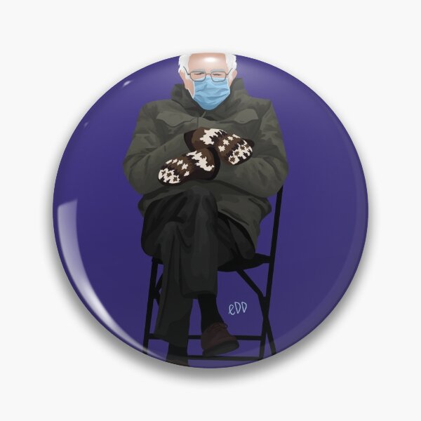 Item preview, Bernie Sanders Sitting Mittens Biden Inauguration 2021 designed and sold by elsagraphic.