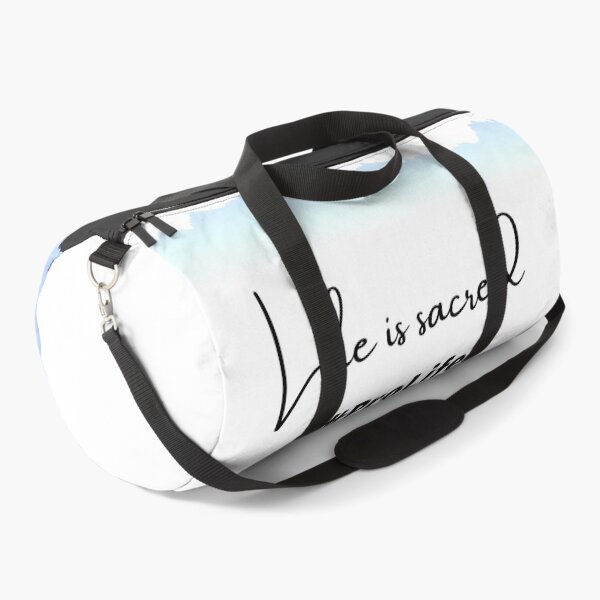 Aperçu de l'œuvre La vie est sacrée #ProLife Baby-Blue Mountain Background créée et vendue par ChristianCoding.