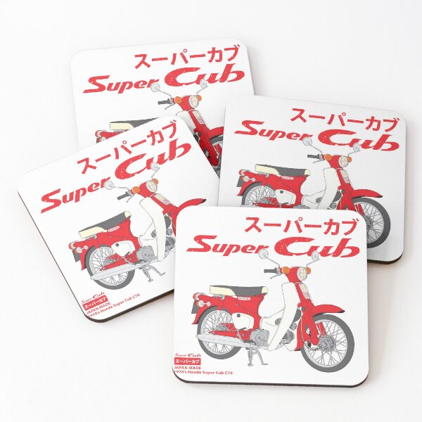 Item preview, Classic Honda Super Cub C70 (red) designed and sold by Akram Ghazali.