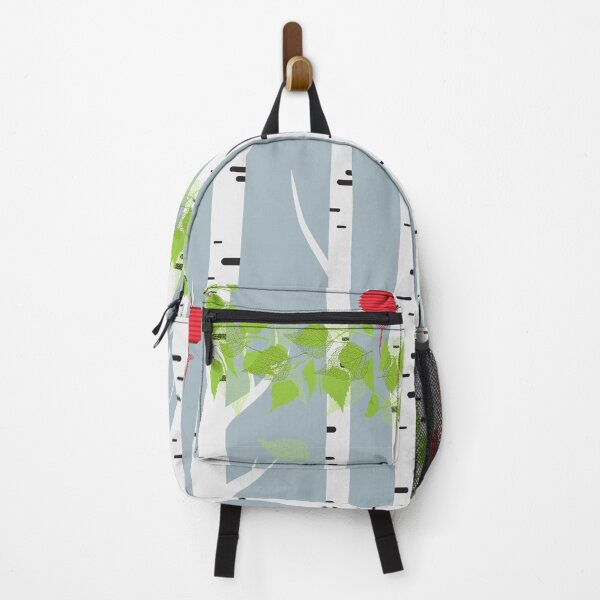 Item preview, Birch Tree with Chinese Lanterns designed and sold by aboniteblanc.