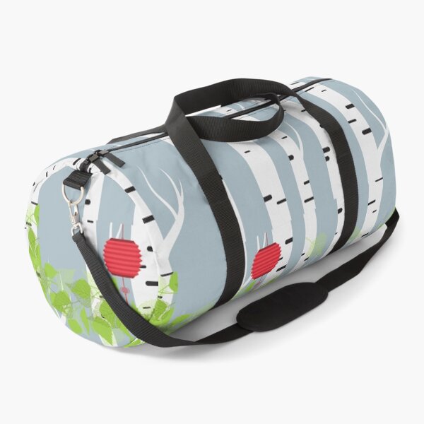 Item preview, Birch Tree with Chinese Lanterns designed and sold by aboniteblanc.