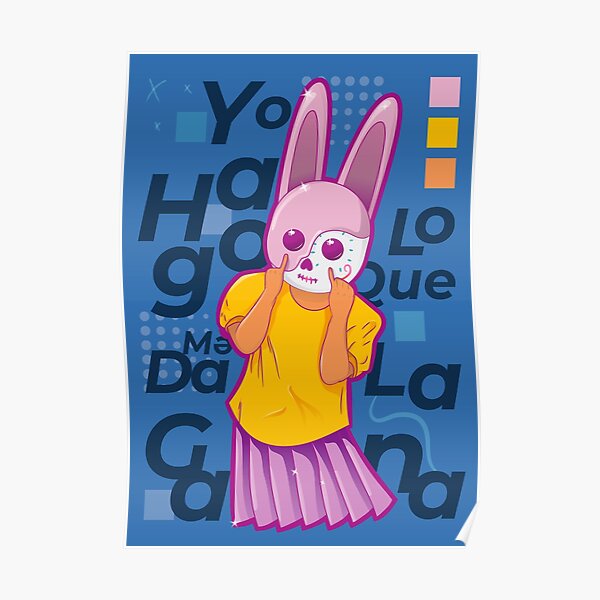 Yhlqmdlg Bad Bunny Poster For Sale By Itzelmedinar Redbubble