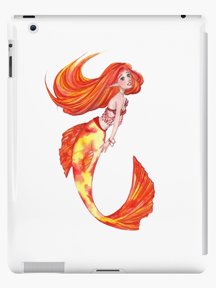 Fire Mermaid iPad Case & Skin for Sale by Shaylena Stenback