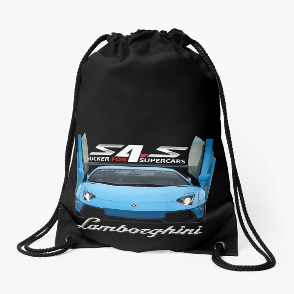Lamborghini Aventador Supercar Products Drawstring Bag