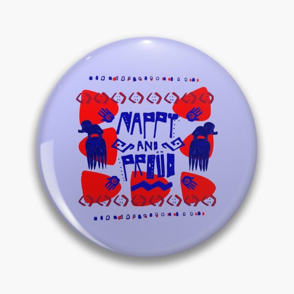 Item preview, nappy and proud afro designed and sold by Gossip Rag.