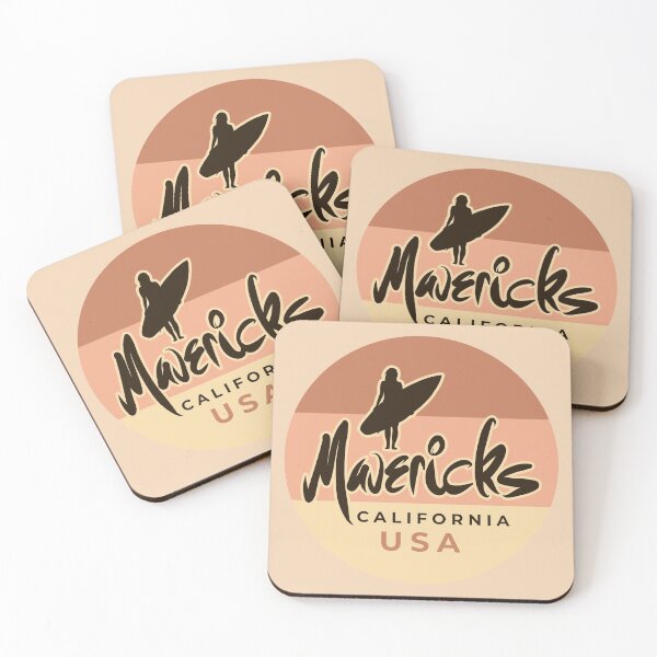 Item preview, Mavericks Surf Break, California Retro designed and sold by Kiwidom.