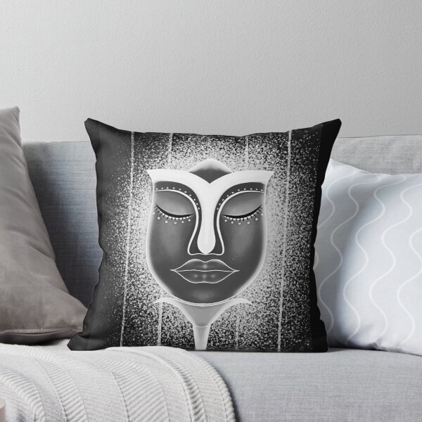 Item preview, Flower Black And white Face, Women Face One Line Art designed and sold by Dr.YesOrNo.