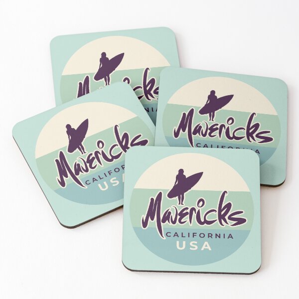 Item preview, Mavericks Surf Break, California Retro designed and sold by Kiwidom.