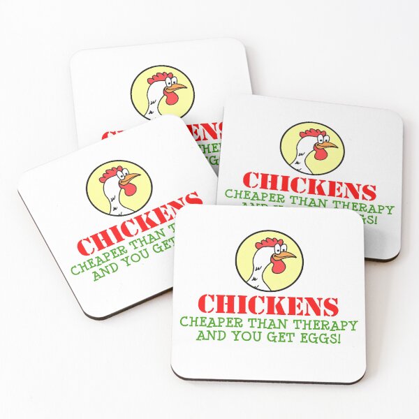 Item preview, Chickens Cheaper Than Therapy Cartoon designed and sold by jaycartoonist.
