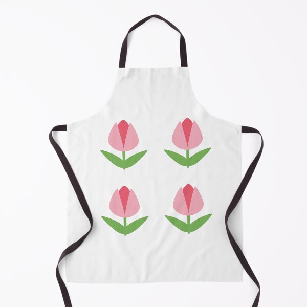 Aperçu de l'œuvre Tulipes roses de printemps - 4 autocollants pour le prix de 1 créée et vendue par ittybittyowl.