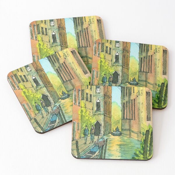 Item preview, Venice Canal Landscape designed and sold by darrenyeoart.