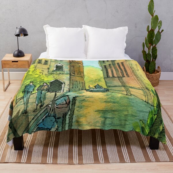 Item preview, Venice Canal Landscape designed and sold by darrenyeoart.