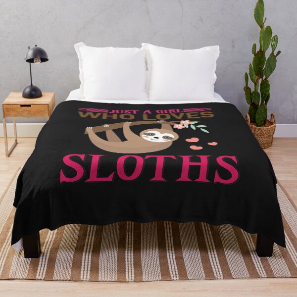 Item preview, Just a Girl who love Sloths designed and sold by Mande Arts.