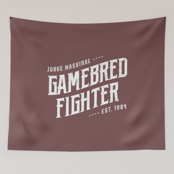 Item preview, Jorge "Gamebred Fighter" Masvidal - Vintage Typography 2 designed and sold by Getting  Smashed Co.