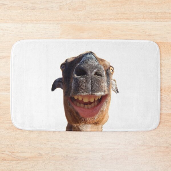Item preview, grinning goat  designed and sold by Stephanie  Skeem.