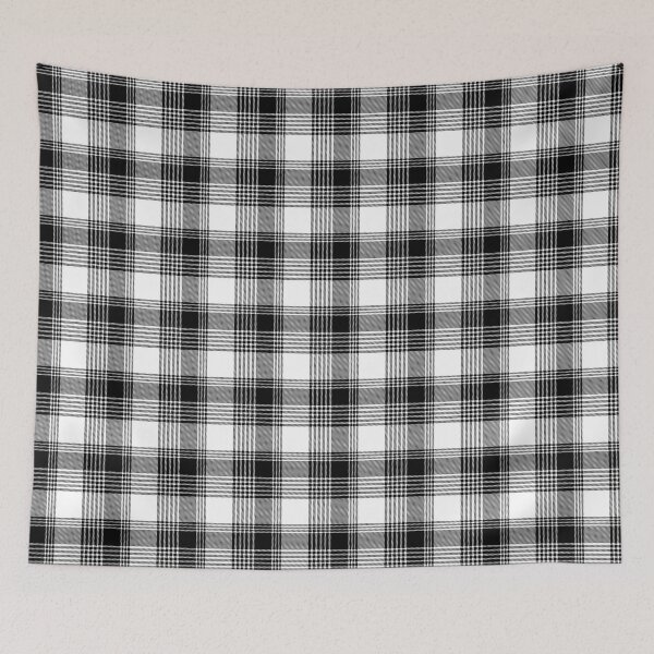 Item preview, Simple Black & White Plaid Pattern designed and sold by 89BLACK.