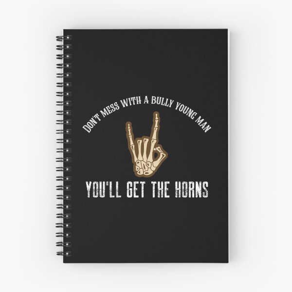 Item preview, Don't mess with a bully young man you'll get the horns designed and sold by QuoteableTees.