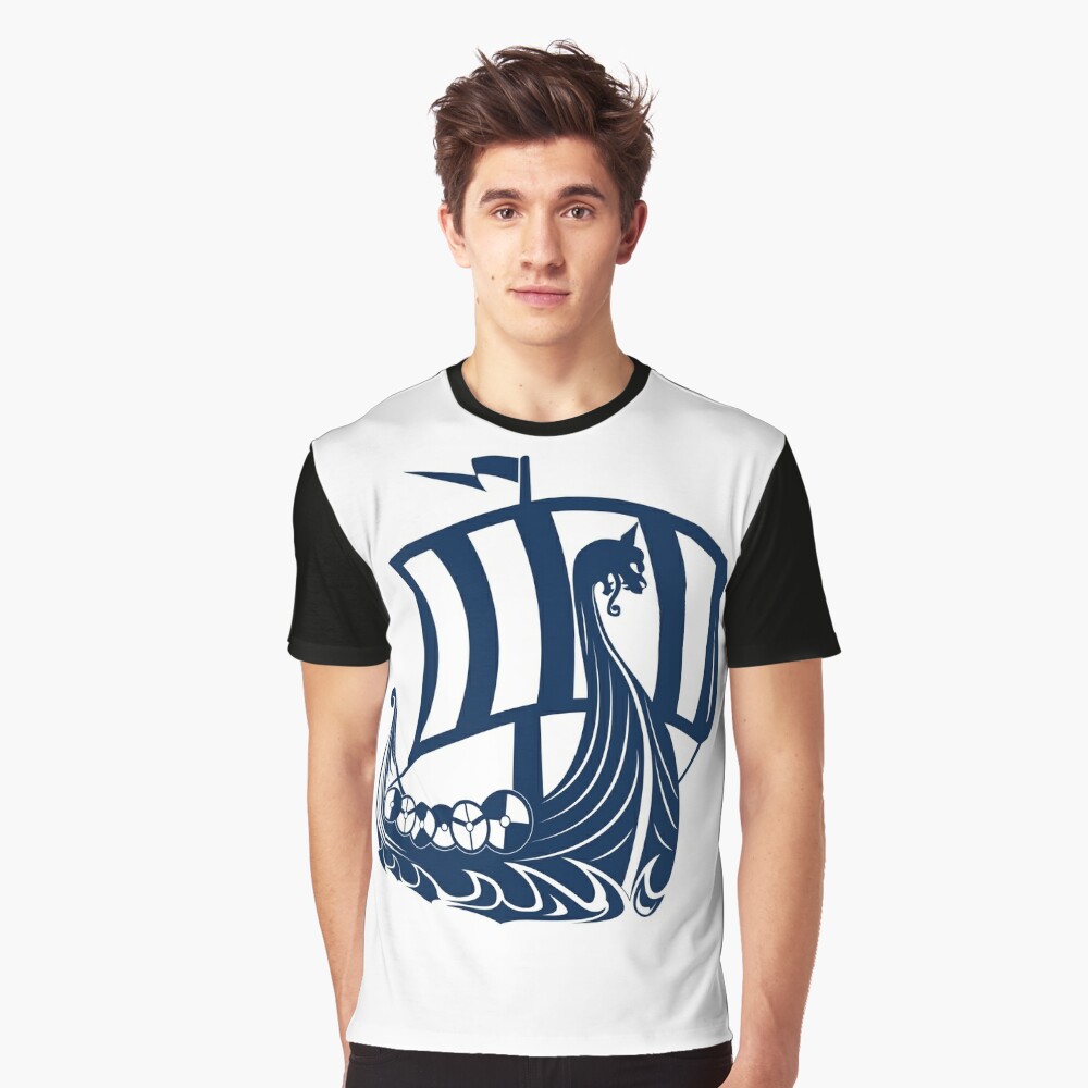 viking ship t shirt