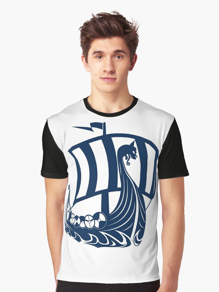 viking ship t shirt