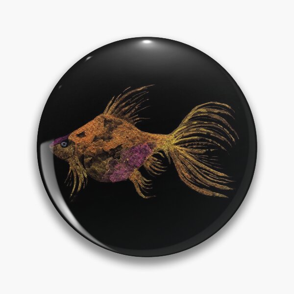 Item preview, Funky Metallic Goldfish designed and sold by Julie Pickering.