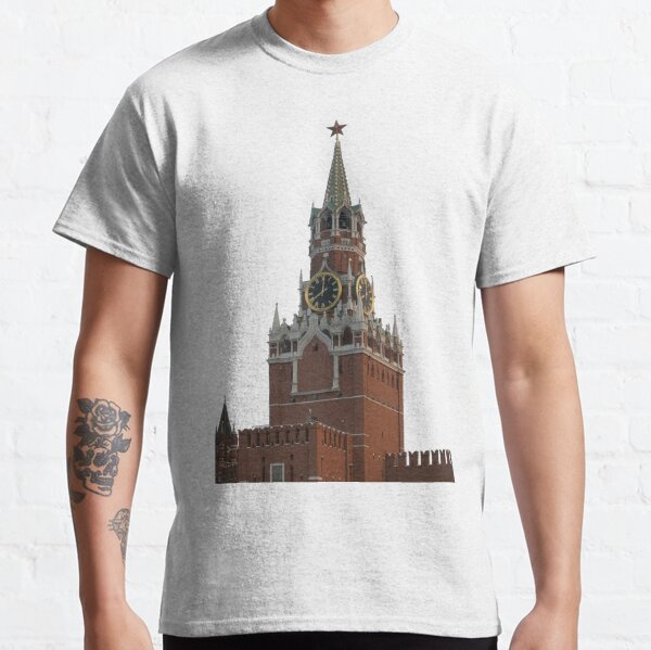 The famous Spasskaya tower of Moscow Kremlin, Russia Classic T-Shirt
