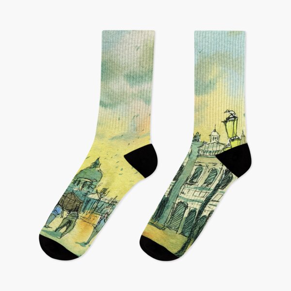 Item preview, Venice - St Mark's Square and Santa Maria Della Salute in Ink and Watercolor designed and sold by darrenyeoart.