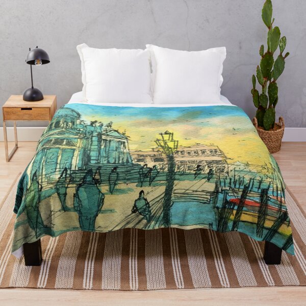 Item preview, Venice - Santa Maria Della Salute in Ink and Watercolor designed and sold by darrenyeoart.