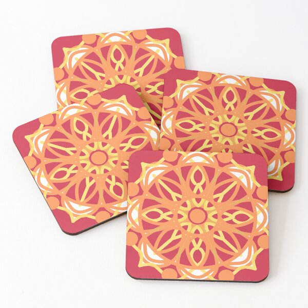 Item preview, Orange mandala art designed and sold by Bhavna111.