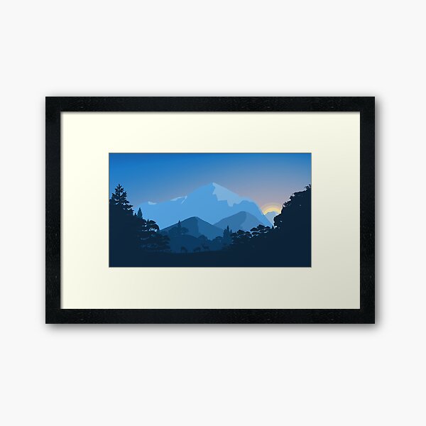 minimalism Framed Art Print