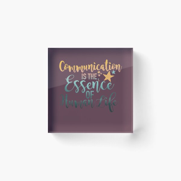 Item preview, Communication is the Essence of Human Life (pt. 1) designed and sold by ceysomethingg.