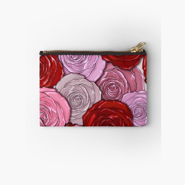 Item preview, Red, Lavender, Pink Rose Pattern designed and sold by WOW TeesAndThings.