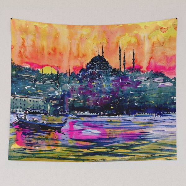 Item preview, Turkey - Blue Mosque designed and sold by darrenyeoart.