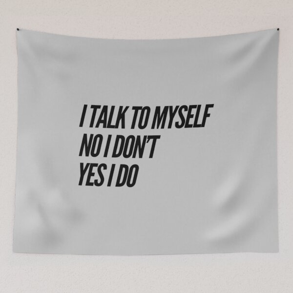 Item preview, Funny I Talk to Myself Quote designed and sold by bradm50.