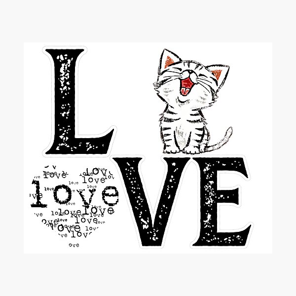 Item preview, Love Cat Shirt designed and sold by Magic-Offers.