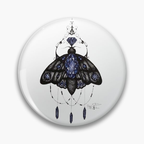 Item preview, Jeweled Moth designed and sold by AngelTheGoth.