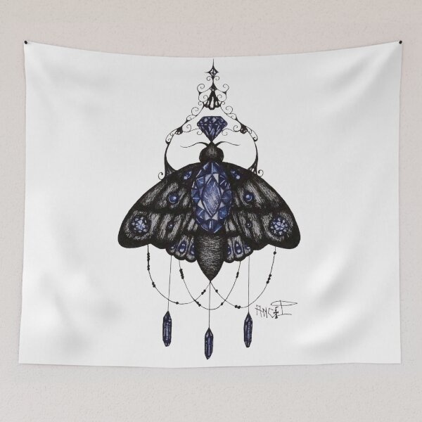 Item preview, Jeweled Moth designed and sold by AngelTheGoth.