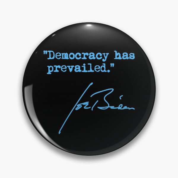 Item preview, Joe Biden - Democracy has Prevailed (blue) designed and sold by Thelittlelord.