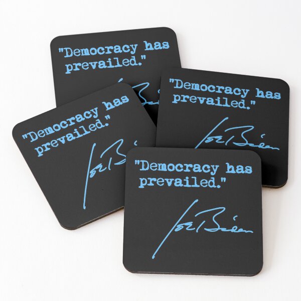 Item preview, Joe Biden - Democracy has Prevailed (blue) designed and sold by Thelittlelord.