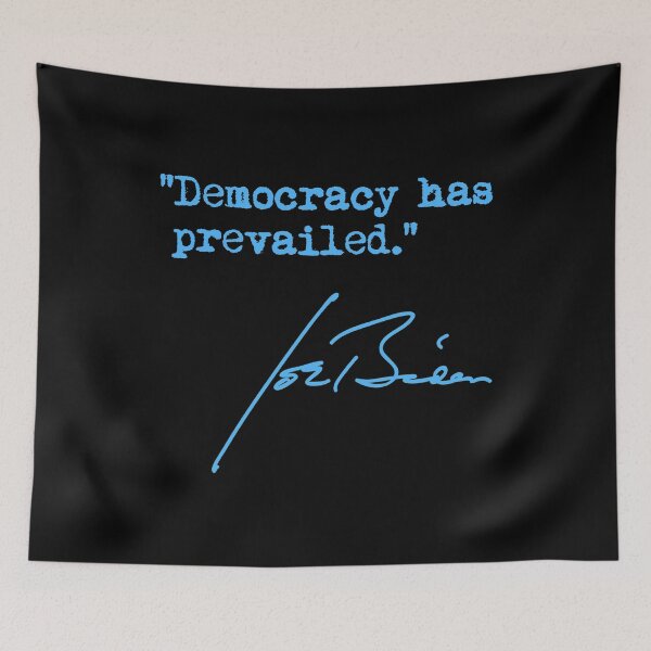 Item preview, Joe Biden - Democracy has Prevailed (blue) designed and sold by Thelittlelord.