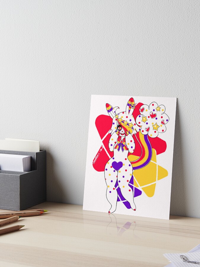 Real Clown Hours Art Board Print for Sale by Sleeplesssmiles