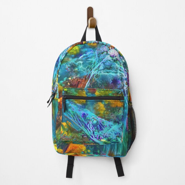 Item preview, Deepdream marine floral fractalize space abstraction designed and sold by blackhalt.