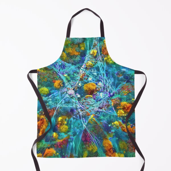 Item preview, Deepdream marine floral fractalize space abstraction designed and sold by blackhalt.