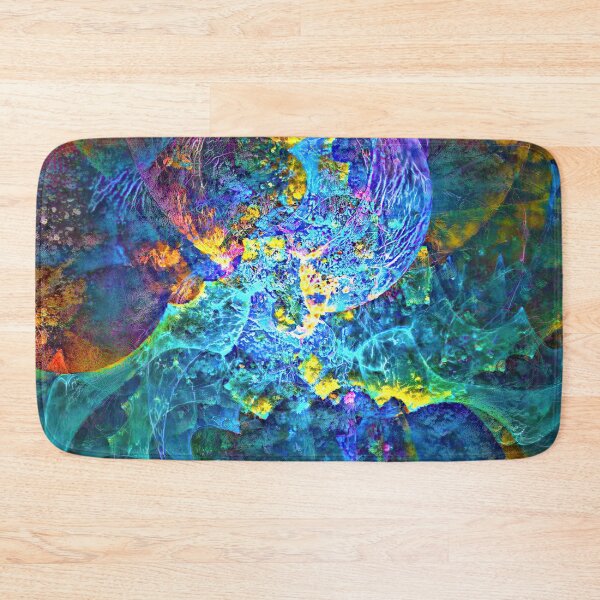 Item preview, Deepdream marine floral fractalize space abstraction designed and sold by blackhalt.