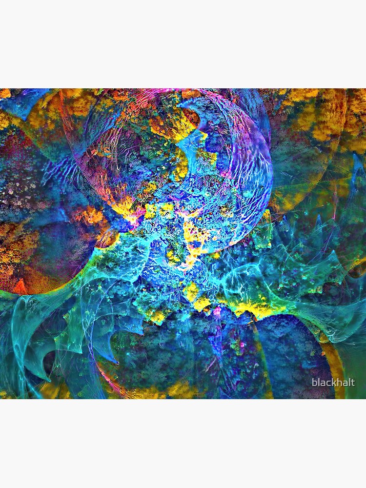 Deepdream marine floral fractalize space abstraction by blackhalt