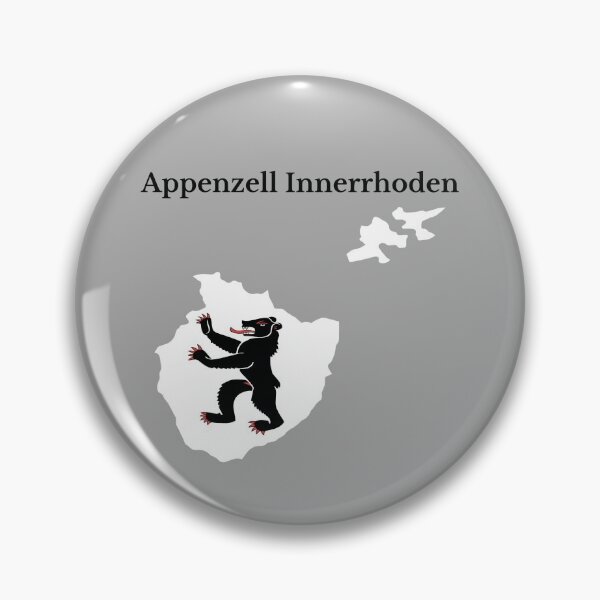 Item preview, Bandera del mapa del cantón de Appenzell Rodas Interiores, Suiza designed and sold by marosharaf.
