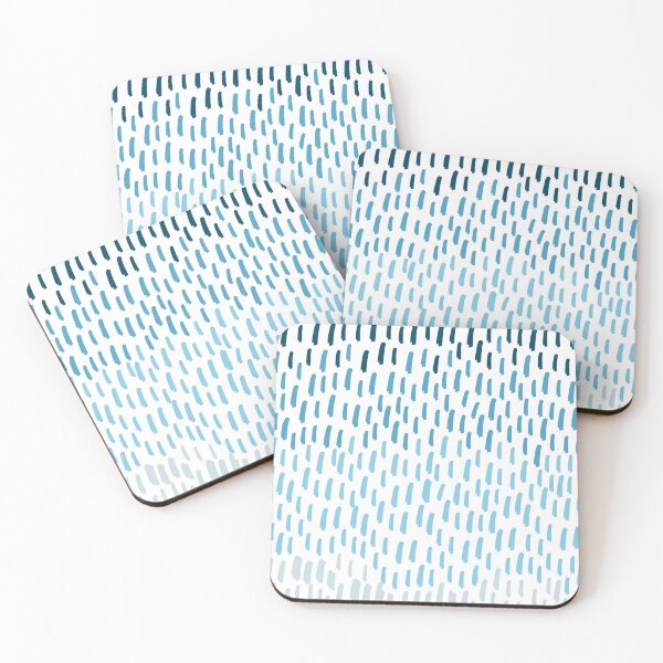 Item preview, Blue Ombre Brush Stroke Pattern Aesthetic designed and sold by ParadiseAvenue.