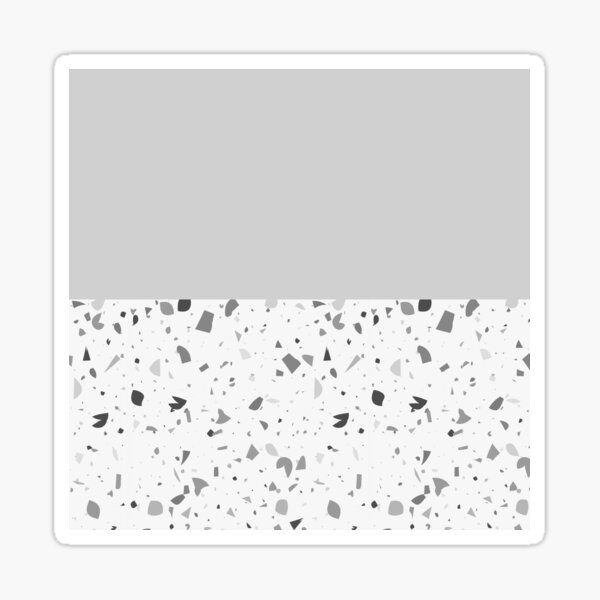 Gris terrazzo Sticker