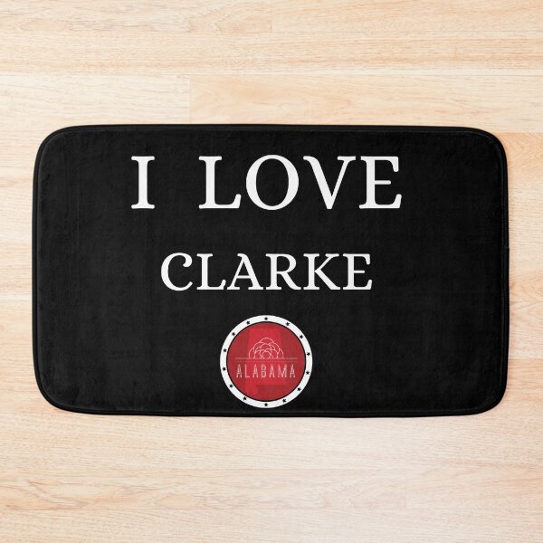 Item preview, I LOVE CLARKE | Alabam county United state of america designed and sold by Gatsbird Design.