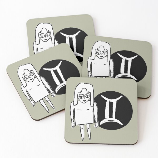 Item preview, Gemini Zodiac Woman, Gemini Girl designed and sold by badlydrawnbabe.